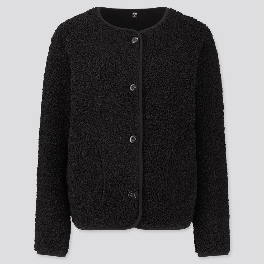 Pile-Lined Fleece Jacket